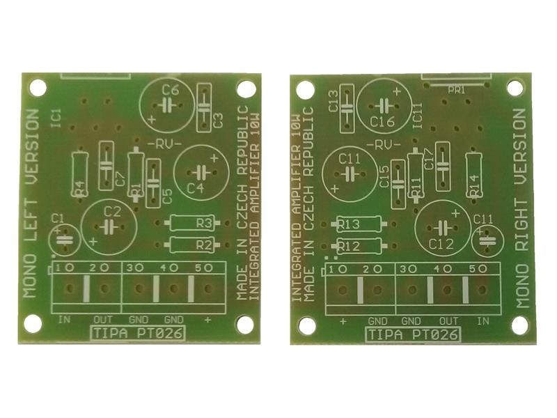 PCB TIPA PT026S Amplificator integrat 2x10W