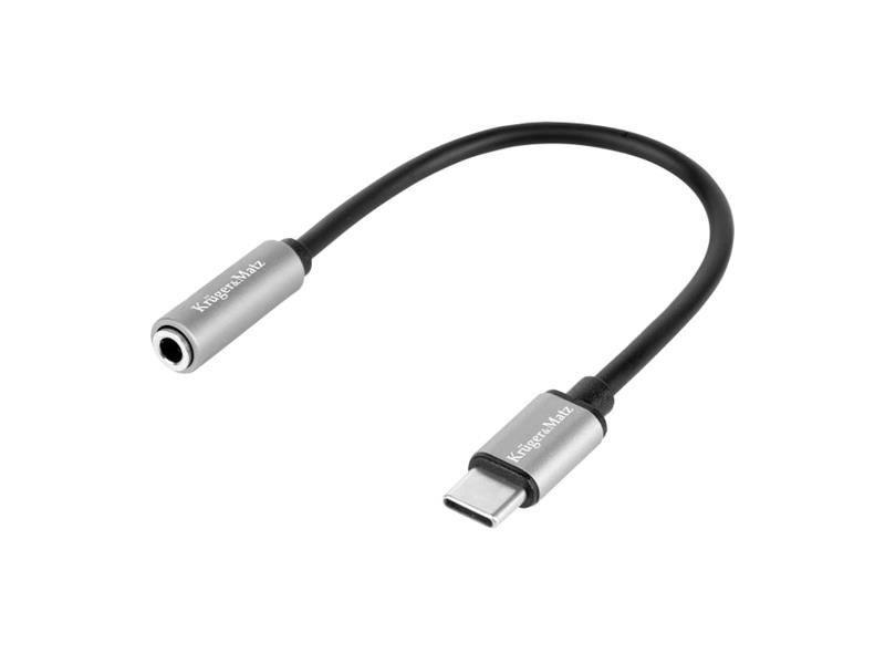 Adaptor USB-C na JACK 3,5mm (pentru ascultarea muzicii) KRUGER &amp MATZ Basic