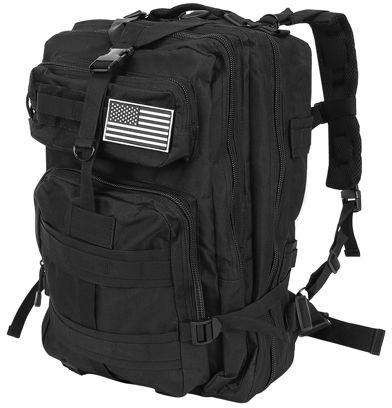 Rucsac militar XL negru - 1 | YEO