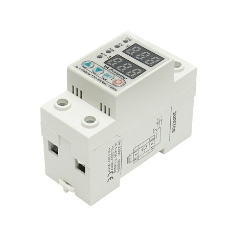 Releu digital 40A pentru monitorizare si protectie subtensiune, supratensiune 220V, LDVP1-40A - 1 | YEO