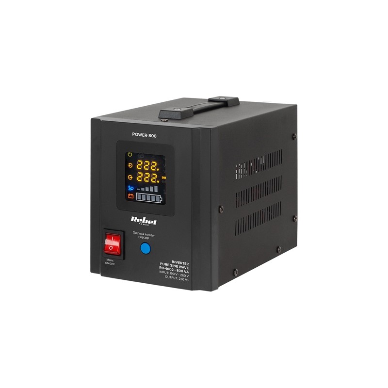 UPS CENTRALE SINUS PUR 800VA 500W 12V REBEL, RB-4002