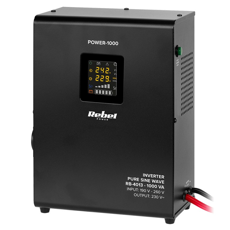 UPS CENTRALE SINUS PUR 1000VA 700W 12V REBEL - 1 | YEO