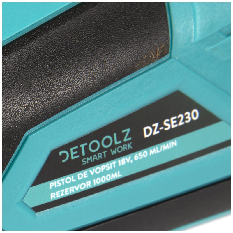 Pistol vopsit 18V 600ml/min rezervor 1000ml - 5 | YEO