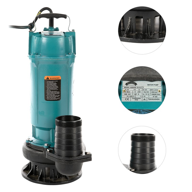 Pompa apa submersibila QDX35-15M 2.2KW 3