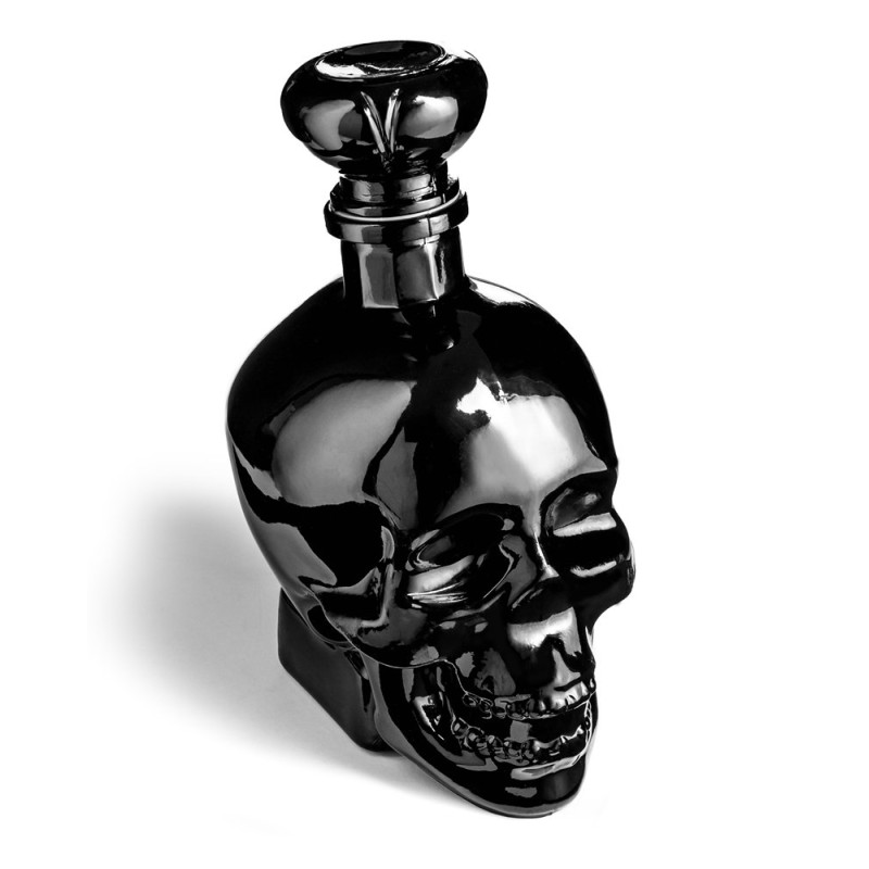 O sticlă unică în formă și culoare pentru băutura ta preferată SKULL negru 750 ml - 5 | YEO