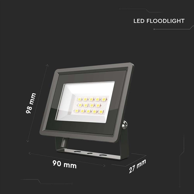 Proiector Led Smd 10w 6400k Ip65 - Negru - 5 | YEO