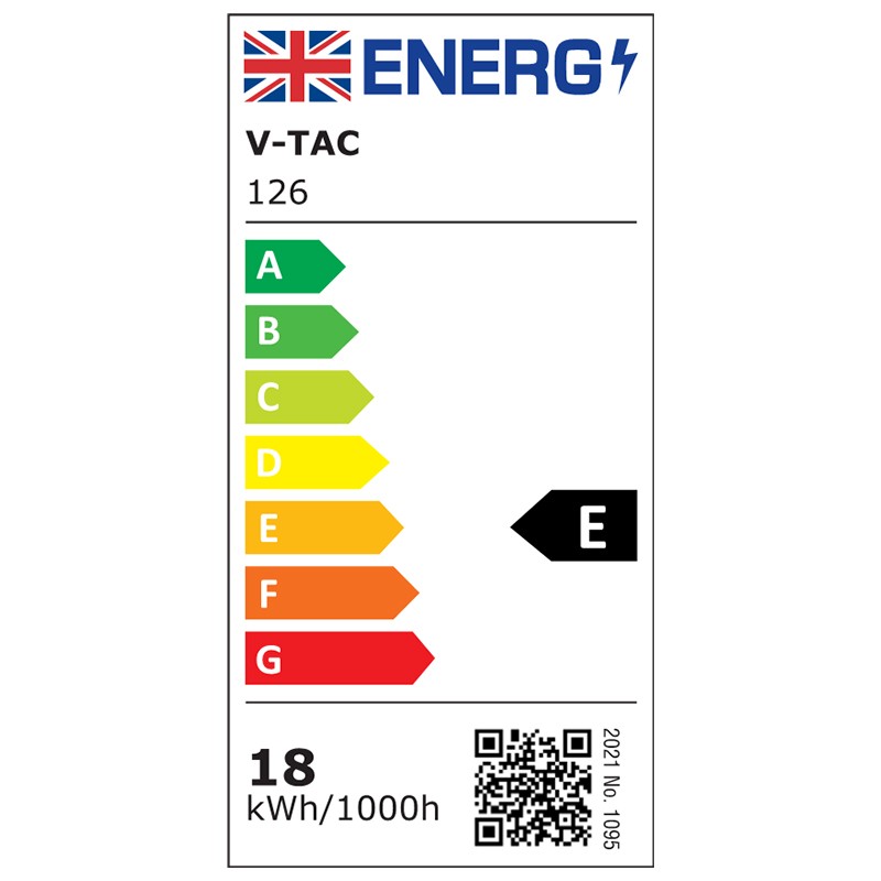 V-TAC Bec Led A80 E27 18w 3000k Alb…