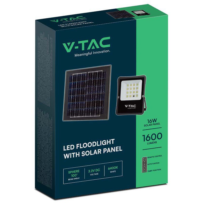 Reflector Led 15w 6400k Cu Incarcare Solara - 2 | YEO