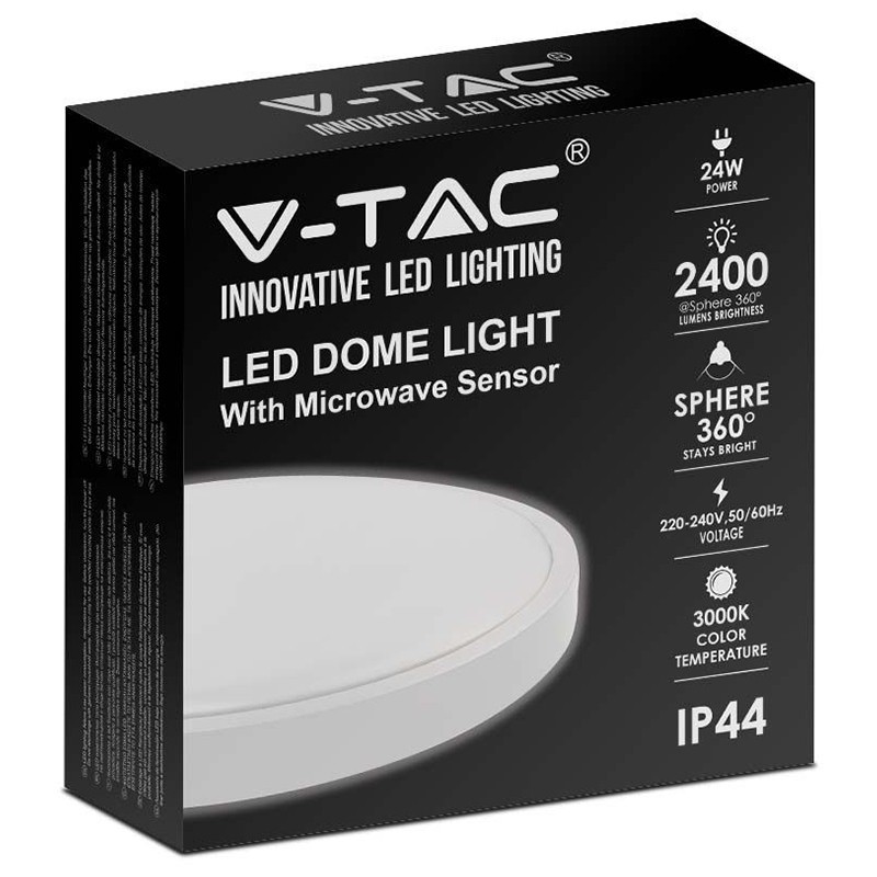 Plafoniera Led 24w 3000k Ip44 Cu Senzor De Miscare - 3 | YEO