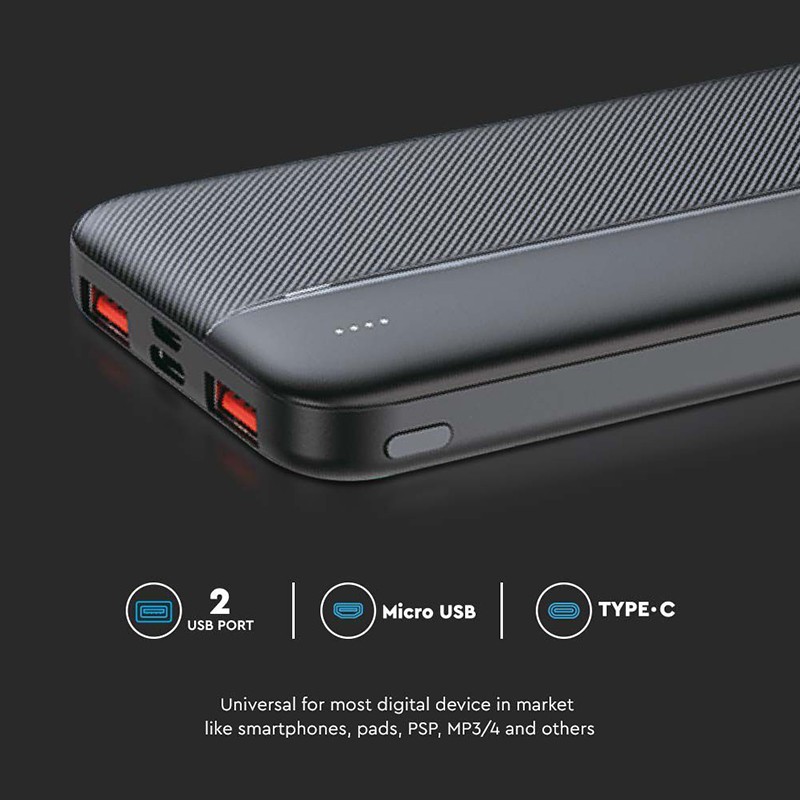 Power Bank 10000mah Fast Charge - Negru - 5 | YEO