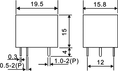 Releu 9VDC Contacte 10A/120VAC 10A/24VDC LEG-9 - 1 | YEO