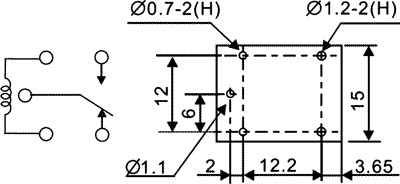 Releu 9VDC Contacte 10A/120VAC 10A/24VDC LEG-9 - 2 | YEO