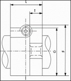 Suport ax rotund 16mm montare axiala SHF16 - 2 | YEO