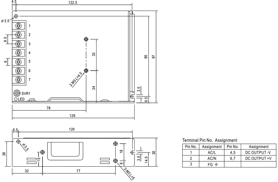 Alimentator: pulsatoriu modulară 102W 12VDC 8,5A OUT: 1 340g - 1 | YEO