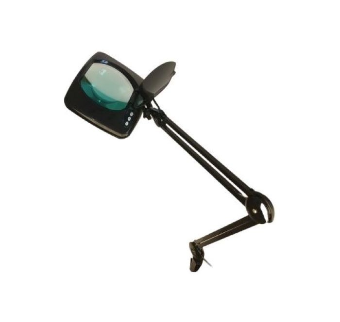 copy of Lampa de birou cu lupa 5 dioptrii 190X157mm si iluminare 60 led-uri culoare negra - 1 | YEO