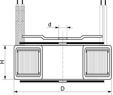 Transformator: toroidal 250VA 230VAC 24V 24V 5,2A 5,2A 2,4kg TST250W/2X24V - 1 | YEO