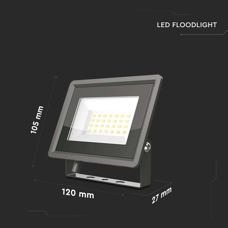 Reflector Led Smd 20w 4000k Ip65 - Negru - 5 | YEO