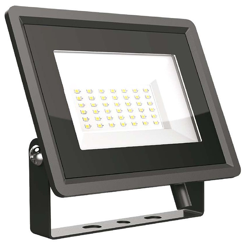 Reflector Led Smd 30w 4000k Ip65 - Negru - 1 | YEO