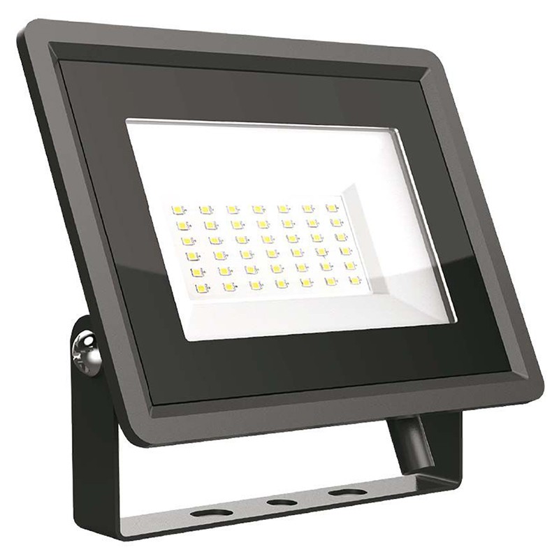 Reflector Led Smd 30w 6500k Ip65 - Negru - 1 | YEO