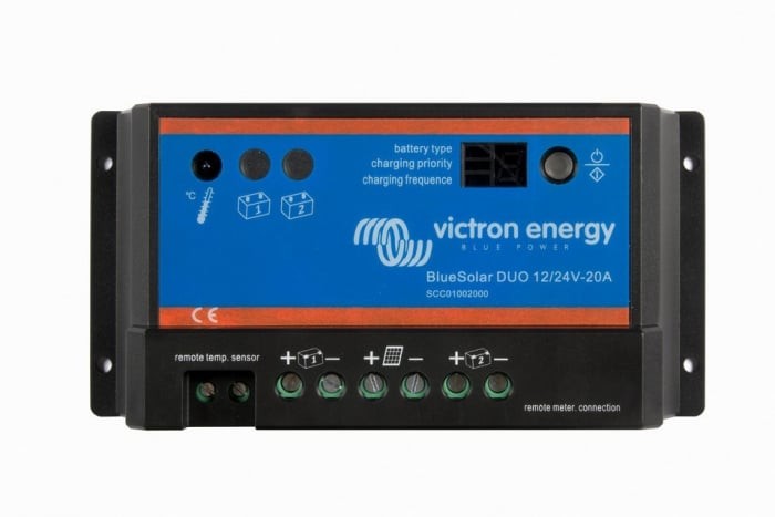 Incarcator solar 12V 24V 20A Victron Energy BlueSolar PWM-Light 12/24V-20A - 1 | YEO