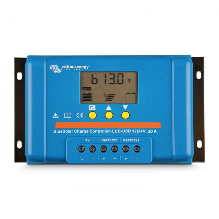 Incarcator solar LCD&USB 12V/24V 30A Victron Energy BlueSolar PWM-LCD&USB 12/24V-30A - 1 | YEO