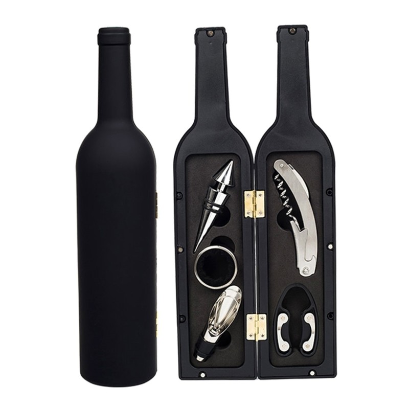 Set accesorii vin 6 in 1 sub forma de sticla