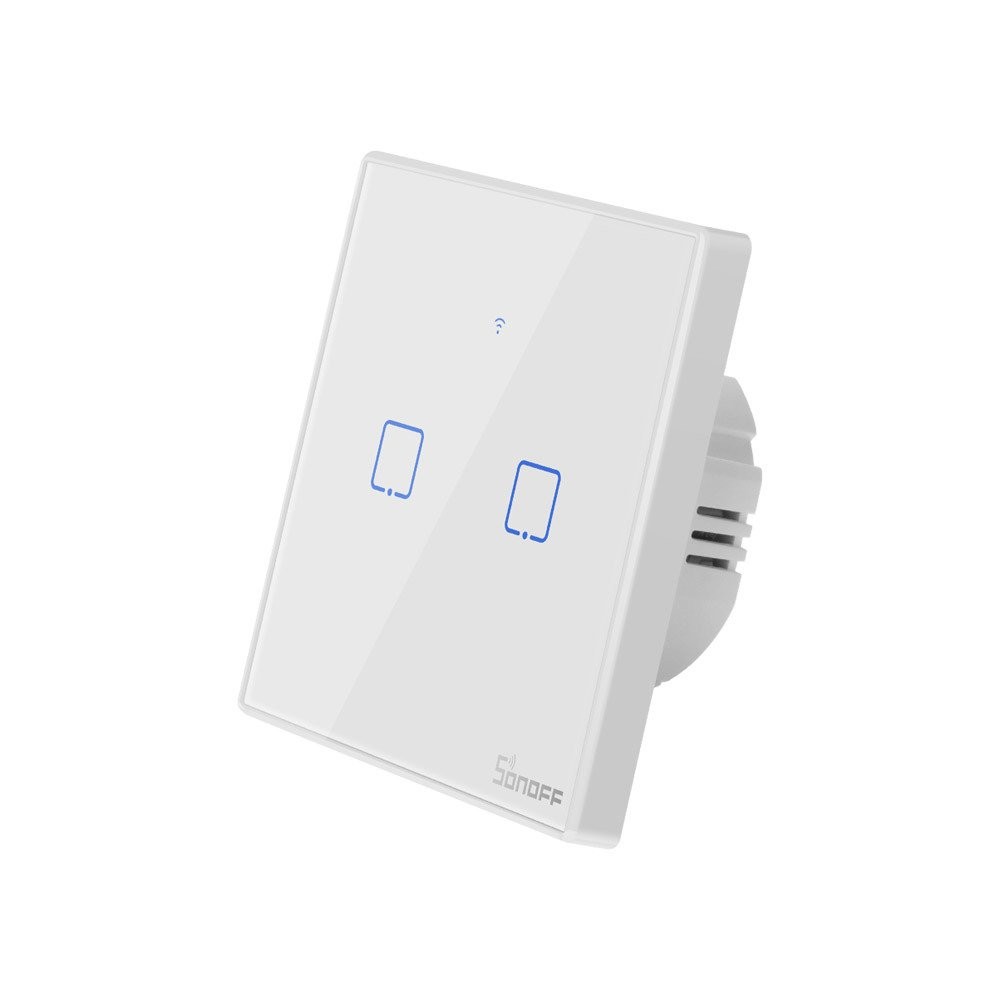 Smart Switch WiFi + RF 433 Sonoff T2 EU TX (2 canale) - 1 | YEO