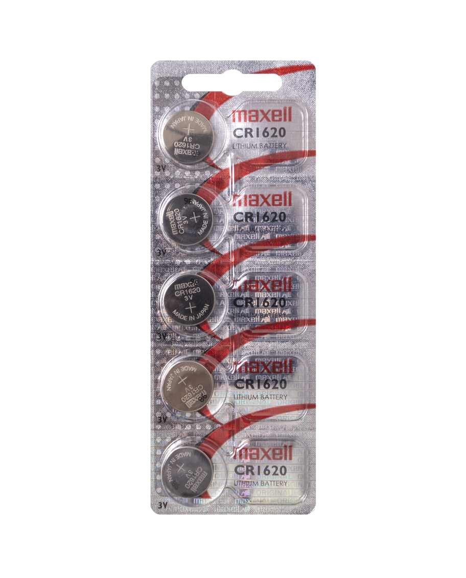 Baterie buton litiu Maxell CR1620 3V, 5buc/blister