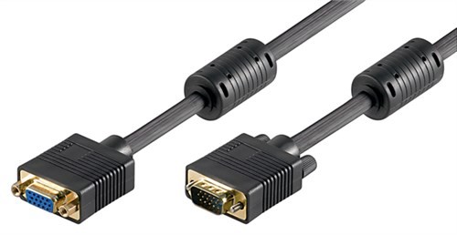 cablu extensie monitor vga tata - vga tata, svga, 5m, goobay