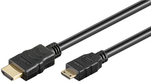 cablu hdmi a tata - mini hdmi c tata functie ethernet 5m goobay