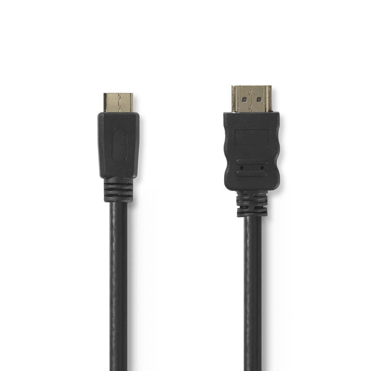 cablu hdmi cu ethernet hdmi tata - mini hdmi tata 1.5m negru nedis