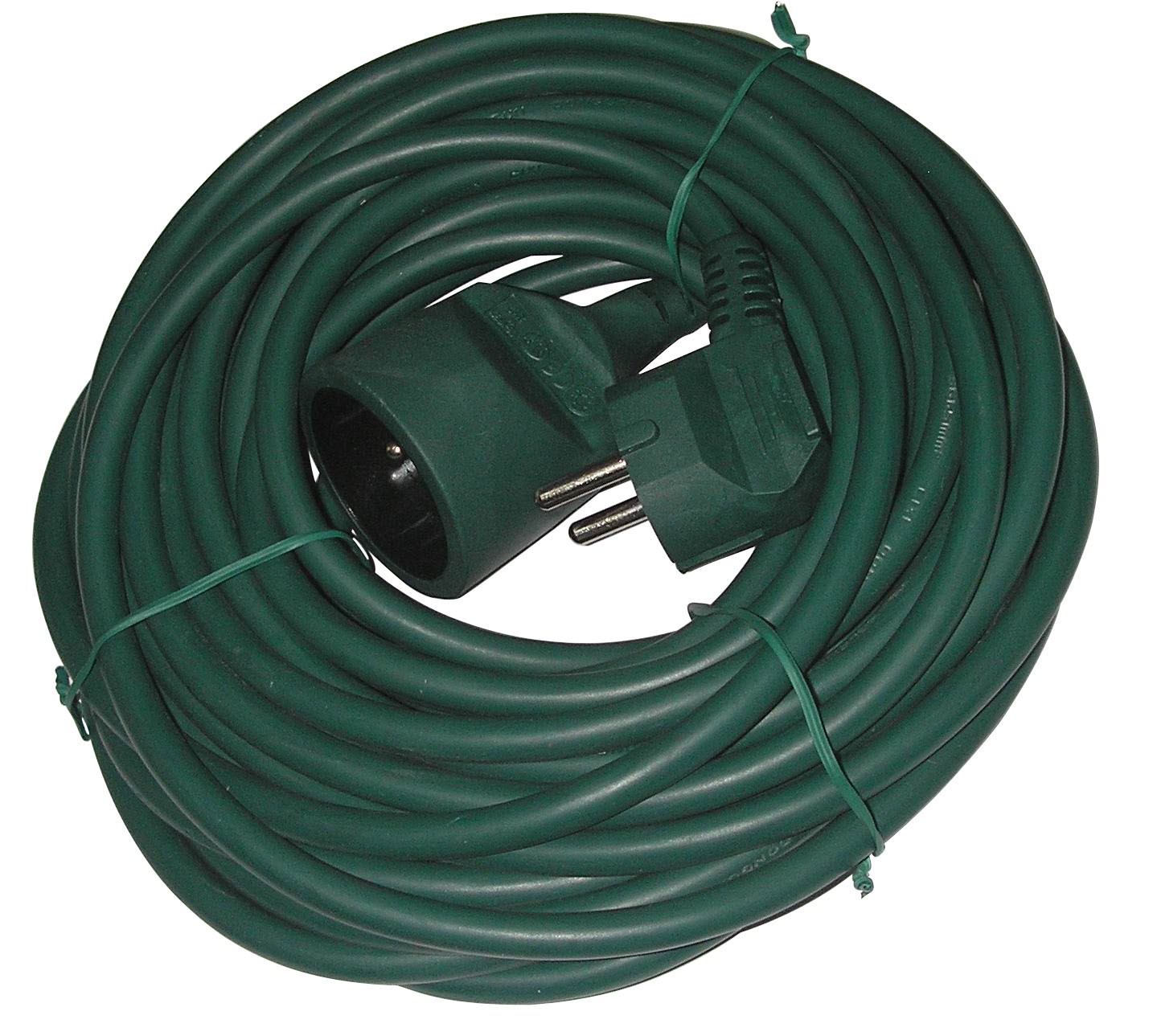 cablu prelungitor 5m 1.0mm verde ip20, well