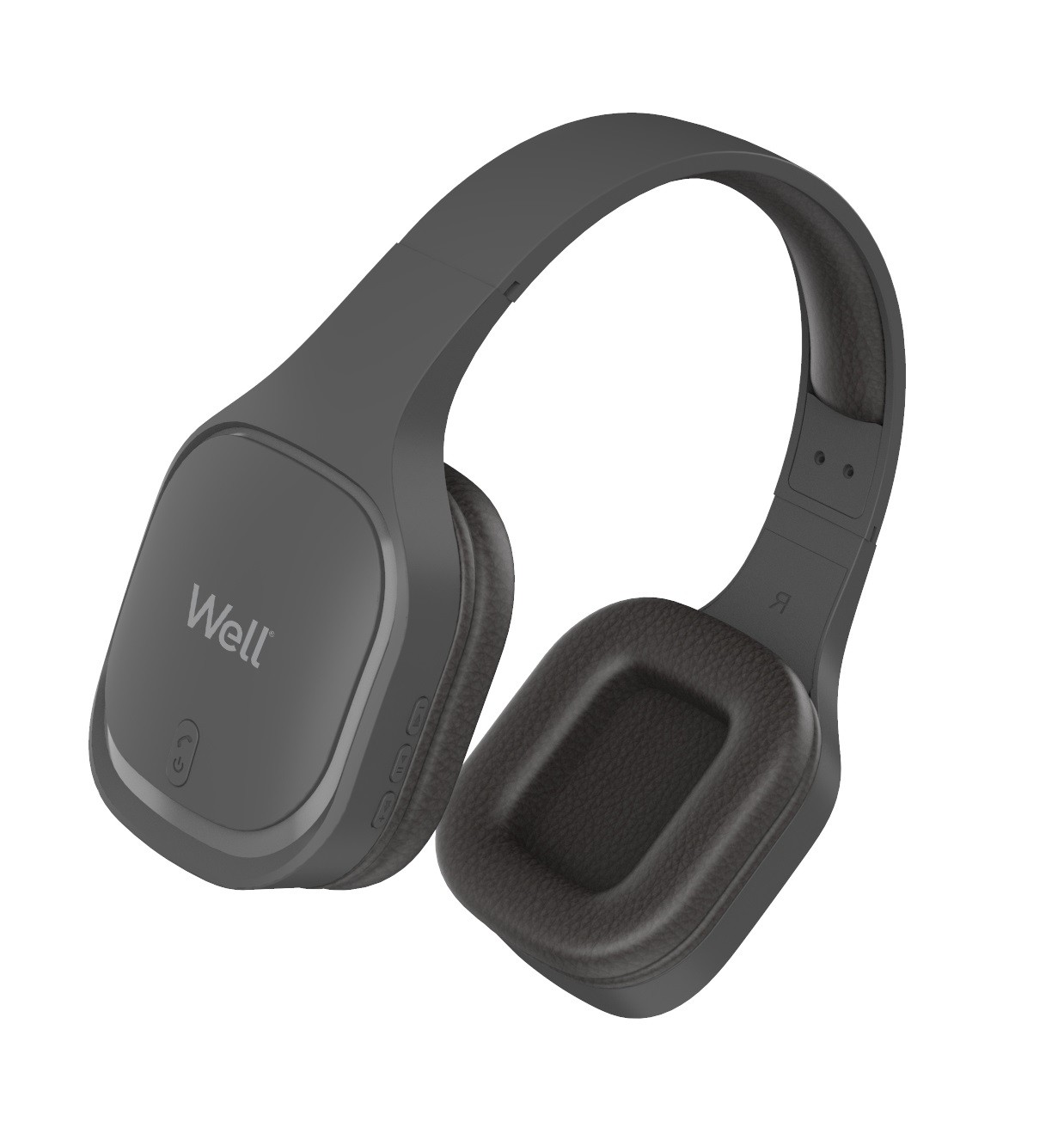 casti bluetooth over-ear well brave negru