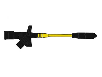 sonda de test tip clema negru