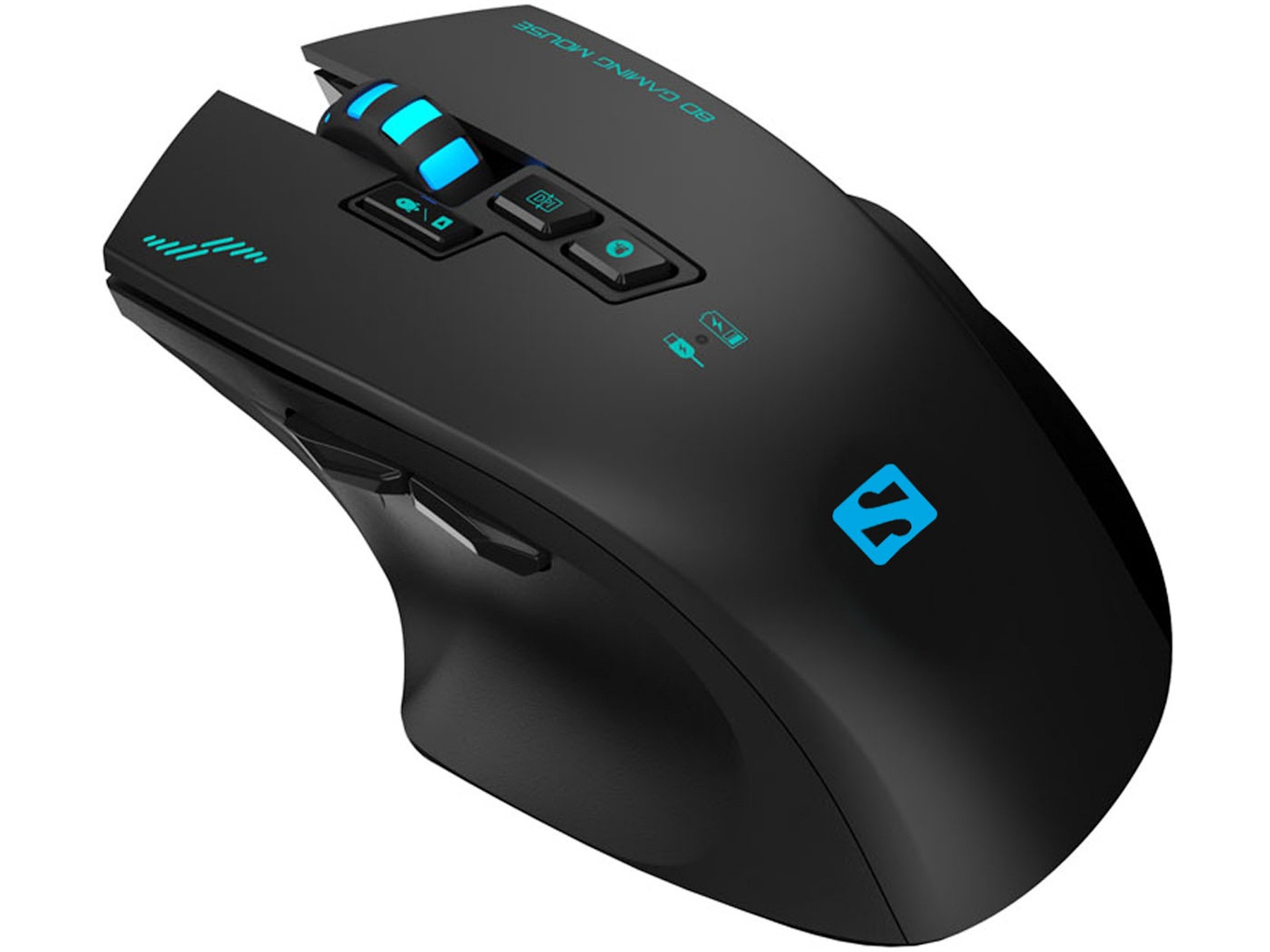 mouse wireless sandberg 640-05 sniper, 2400dpi, usb, iluminat