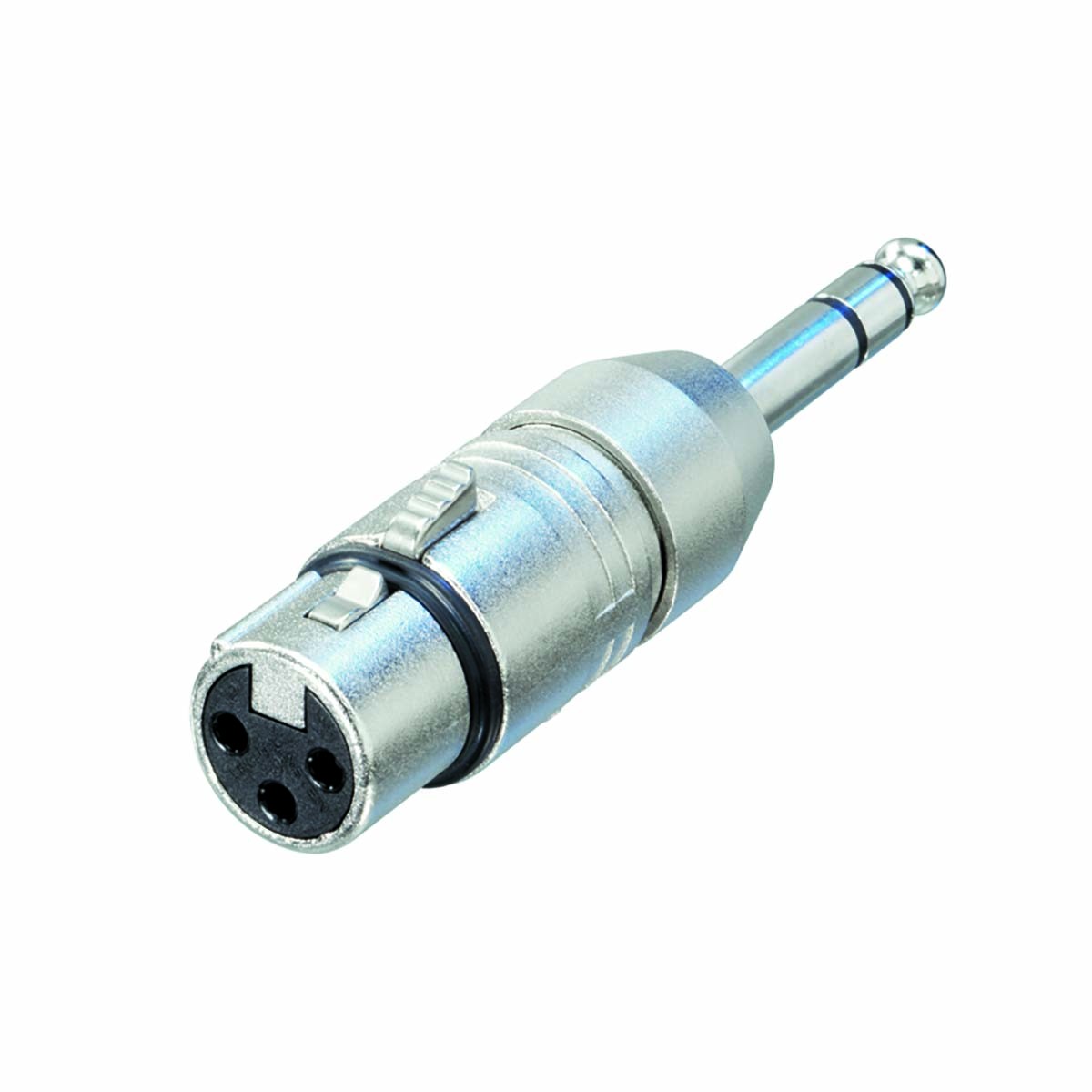 adaptor jack 6.35mm stereo tata xlr 3 pini mama, neutrik