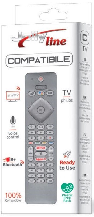 telecomanda universala jolly, tv lcd philips, control prin voce, ir+bluetooth