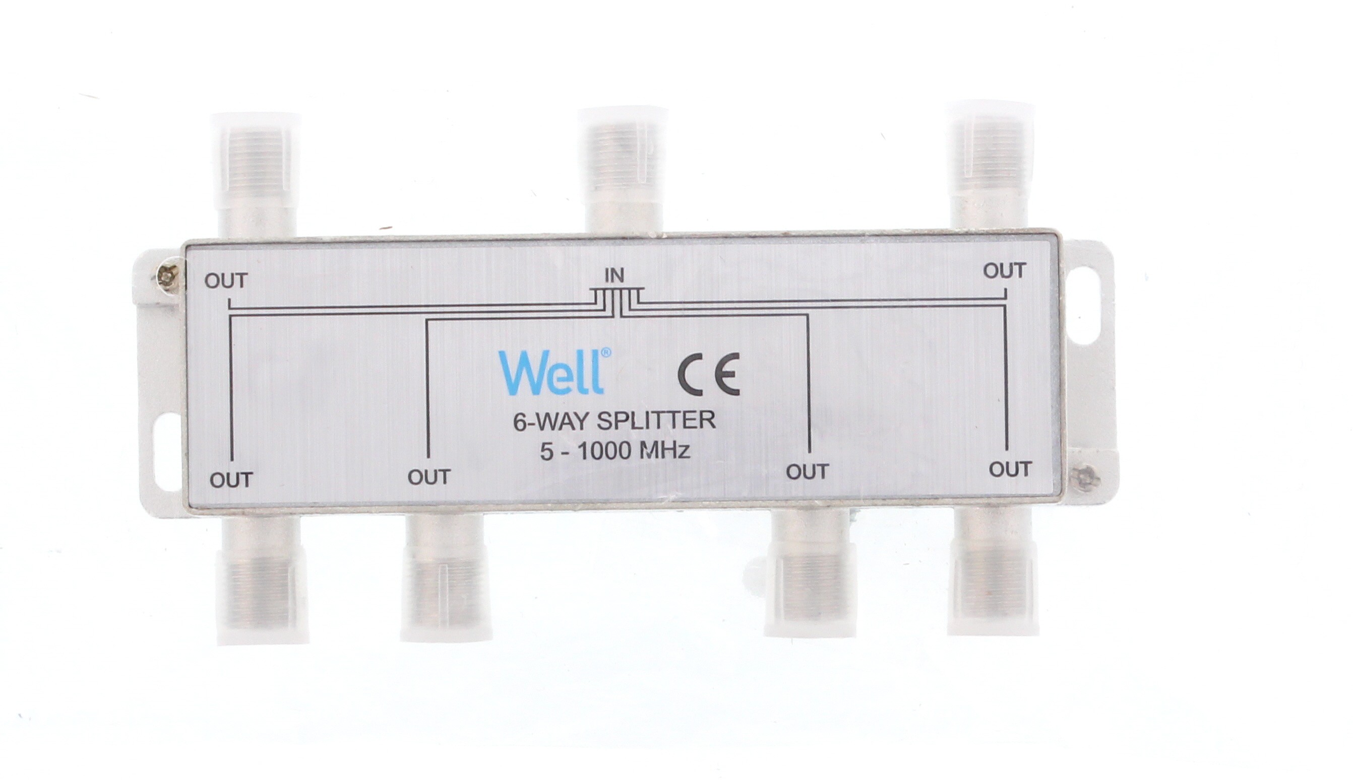 spliter semnal tv 6 cai 1000 mhz, well