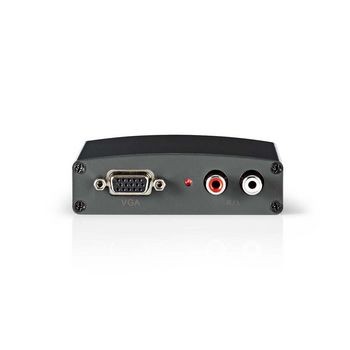 convertor video digital 1x vga mama + 2x rca mama - 1x hdmi mama, nedis