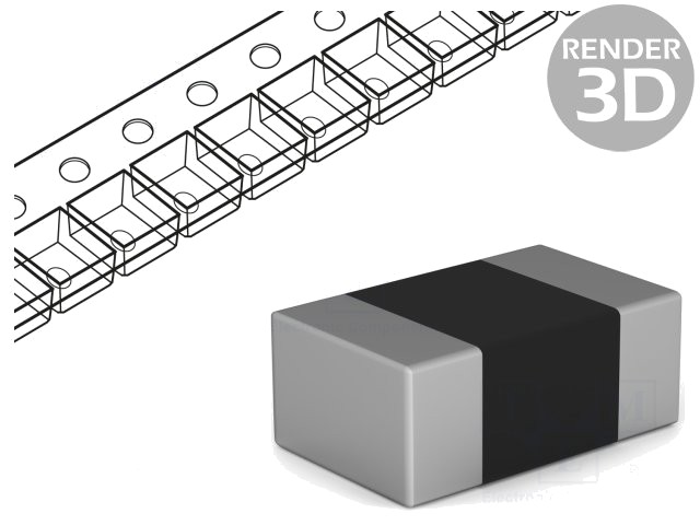 Rezistor: thick film SMD 0805 2,2kΩ 0,125W ±1% -55÷125°C