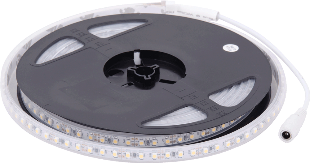 banda led 5x120 9.6w/m 2700k ip65 tip led 5m/rola