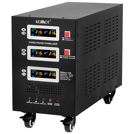 stabilizator servomotor trifazat 10kva proavr-10k kemot