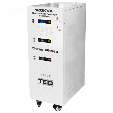 Stabilizator tensiune 120KVA 85KW, Trifazat, TED