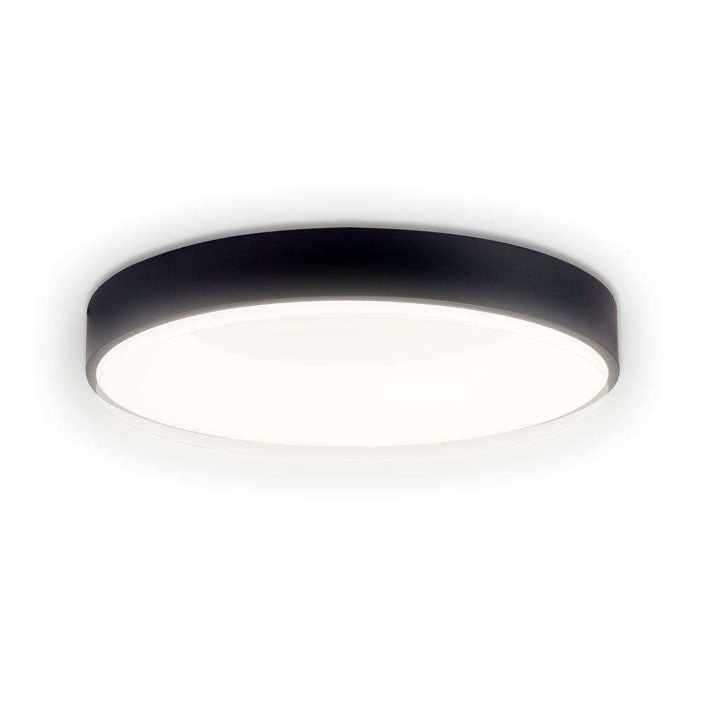 plafoniera lind led 32w 4000k ip20, negru, erste - 2 | YEO