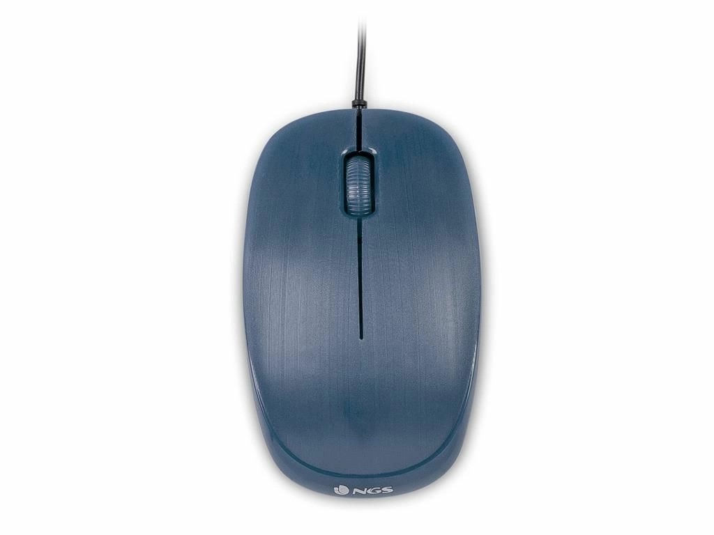 mouse usb 1000 dpi albastru, ngs