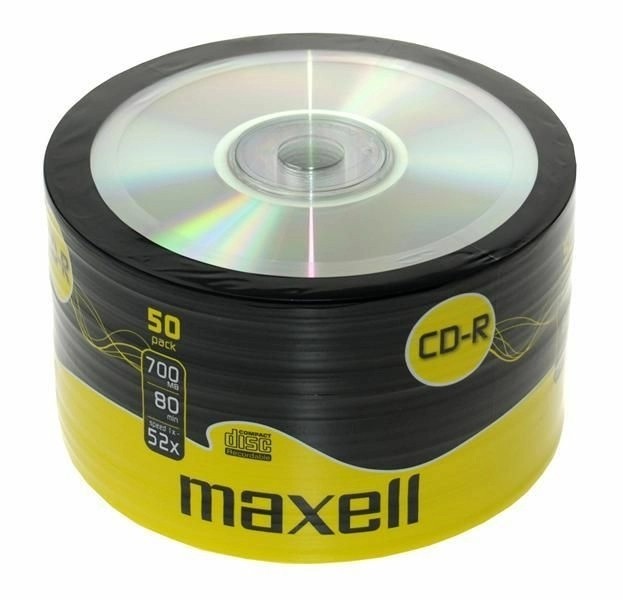 cd-r 700mb, 52x, 50 buc pe folie, maxell - 1 | YEO