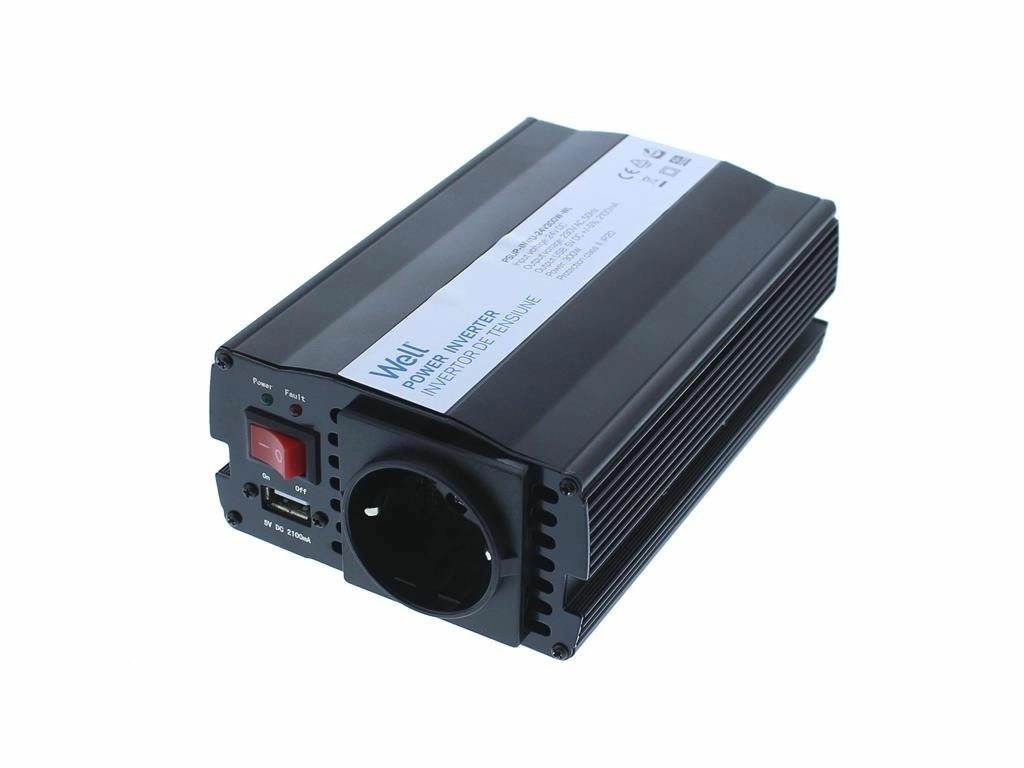 invertor de tensiune 24v - 220v, usb, 300w, well - 1 | YEO