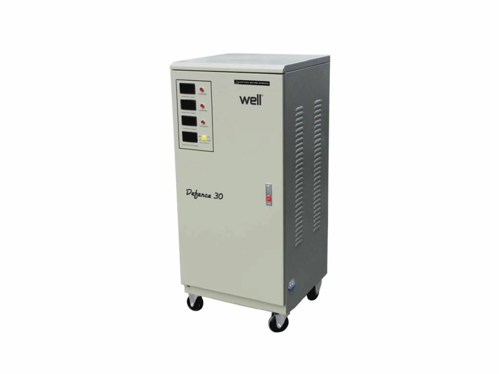 stabilizator automat de tensiune trifazat 30kva/ 24kw, well