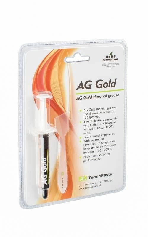 pasta termoconductoare ag gold siringa 3gr, termopasty - 1 | YEO