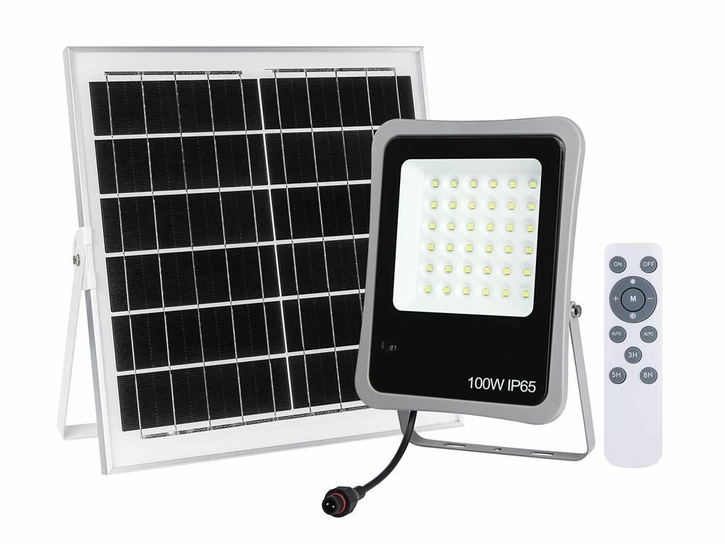 proiector solar well, panou solar 15w, lumina rece - 1 | YEO